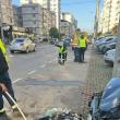 Șapte mașini au fost lovite de o autoutilitară scăpată de sub control