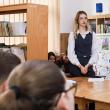 Petrariu Ioana-Daria, elevă în clasa a XI-a B și vicepreședinte al Consiliului Școlar al Elevilor - Foto Luca Gabriel Hatnean