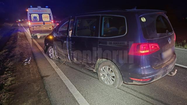 Mașinile implicate în accident