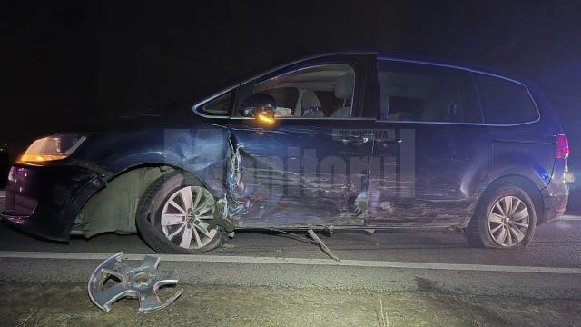 Mașinile implicate în accident