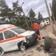 Ambulanță avariată și scoasă din uz din cauza unei șoferițe care nu ar fi acordat prioritate