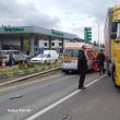 Ambulanță avariată și scoasă din uz din cauza unei șoferițe care nu ar fi acordat prioritate