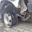 Ambulanță avariată într-un accident rutier