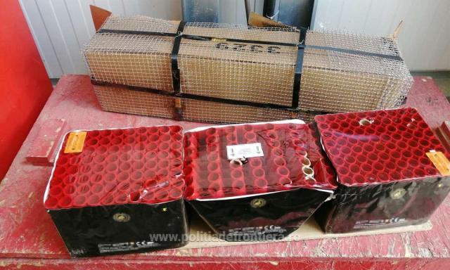 Obiecte pirotehnice confiscate