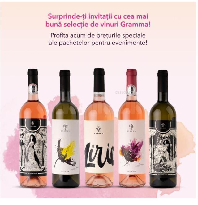 Vinurile Gramma - oferte la pachetele pentru evenimente