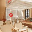 Conceptul arhitectural al viitoarei cafenele din Iulius Mall Suceava exploatează la maximum spaţiul vitrat şi lumina naturală, fiind dezvoltat în Hong Kong de o casă de arhitectură