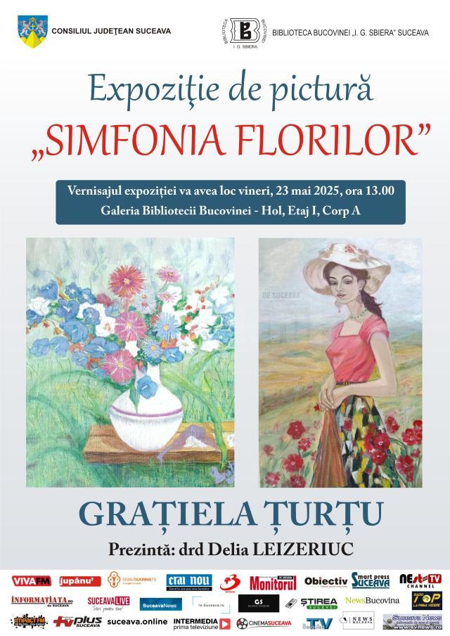 Expoziția de pictură „Simfonia Florilor”