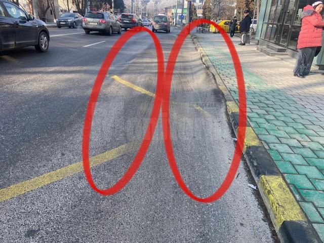 Probleme semnalate la axul principal în privința asfaltărilor efectuate în 2022 - 2023