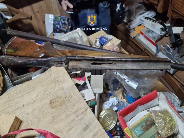 Noi percheziții la locuința lui Nicolae Goicea, în căutare de muniții și a unei arme letale deținute ilegal