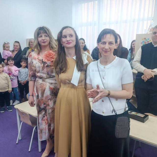 Cele trei educatoare de la grădinița inaugurată vineri