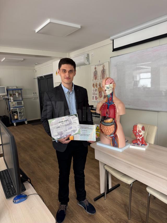 Studentul Ion Toporeț de la FIESC, premiat la Conferința de Bioinginerie de la Iași