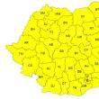 Atenționare meteo de precipitații, intensificări ale vântului, vreme deosebit de rece, ...