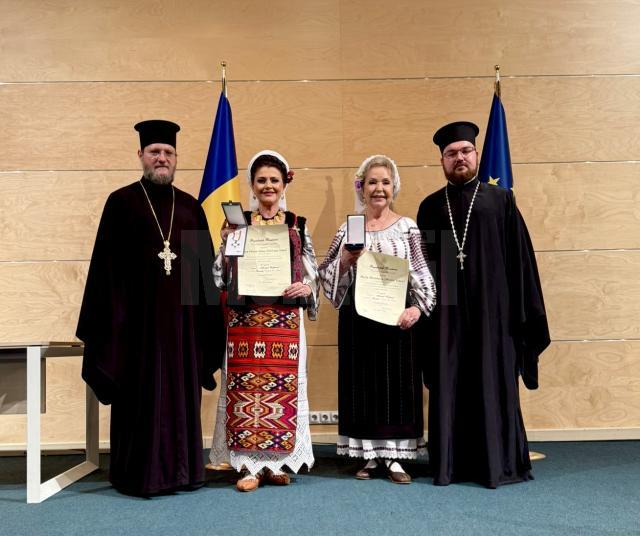 Două mari doamne ale cântecului popular românesc decorate cu Ordinul „Meritul Cultural” în grad de „Cavaler”, la propunerea Arhiepiscopiei Sucevei și Rădăuților