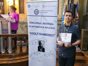 Andrei Tofan, elev în clasa a X-a B la Liceul Tehnologic „Iorgu Vârnav Liteanu” din Liteni, medaliat cu bronz