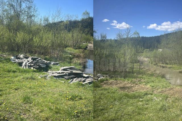 Primăria Vatra Moldoviței a igienizat terenurile folosite pentru depozitarea ilegală a deșeurilor