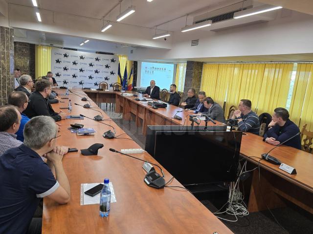 Ședință cu operatorii de comunicații care au cabluri pe stâlpi
