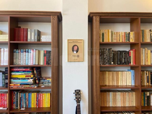 La biserica din satul Siliștea Nouă, orașul Dolhasca, a fost inaugurată Biblioteca Bogdan Galanton Moroșan