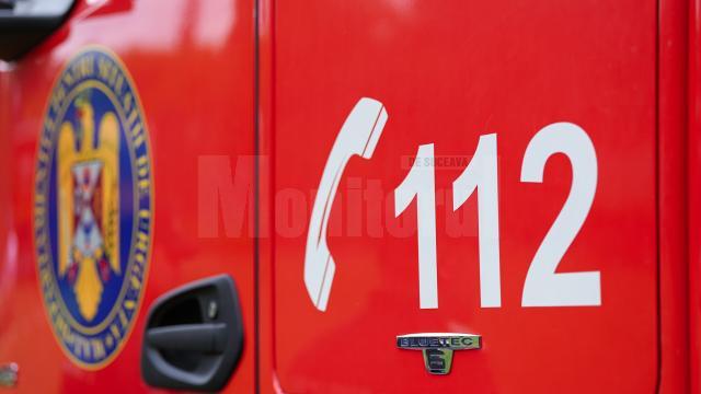 Alarmă de incendiu, în zona Bancă din Suceava. A ieșit mult fum de la o tigaie uitată pe foc