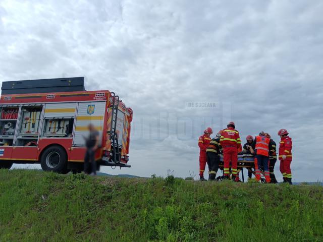 Bărbat încarcerat după ce mașina cu care circula s-a răsturnat