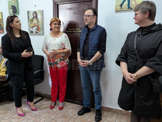 Grațiela Țurțu a expus 39 de tablouri la Galeria Bibliotecii Bucovinei, oferind publicului „o contabilitate a emoțiilor”