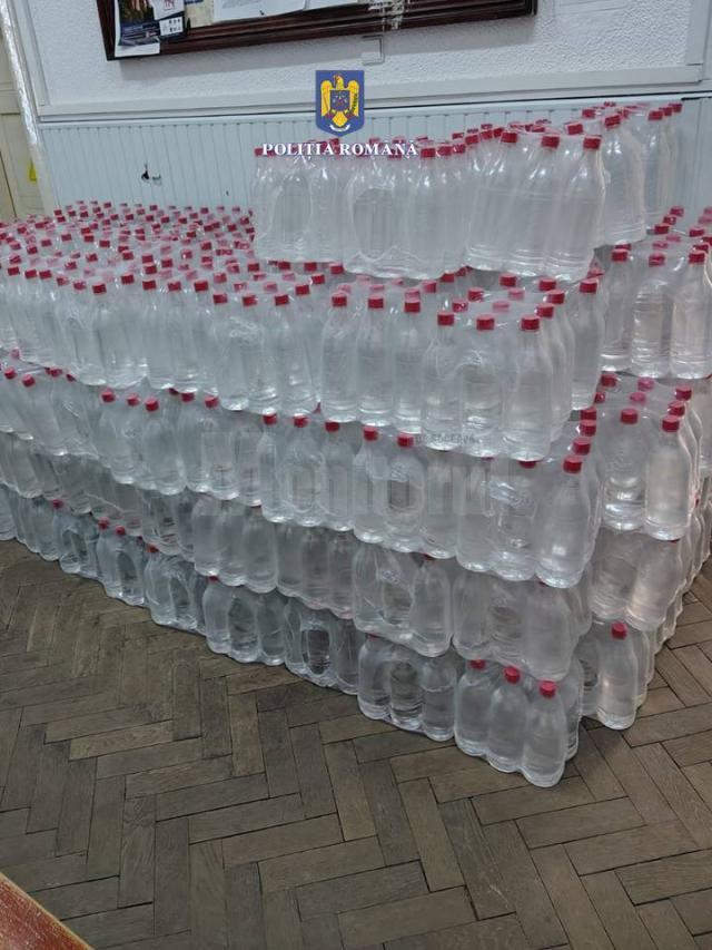 Alcoolul fără acte era adus din Maramureș
