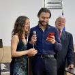 Mihai Vitcu și nepoata sa Anda, cu soțul