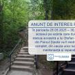 Acces restricționat pe scările către statuia lui Ștefan cel Mare de lângă Cetatea ...