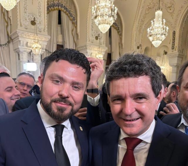 Primarul din Rădăuți, Bogdan Loghin, a reprezentat Suceava la cel mai înalt nivel la ceremonia de învestire de la Palatul Cotroceni a președintelui Nicușor Dan