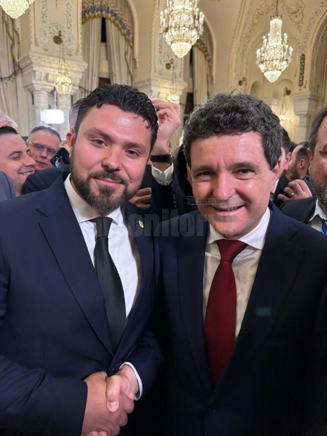 Primarul din Rădăuți, Bogdan Loghin, a reprezentat Suceava la cel mai înalt nivel la ceremonia de învestire de la Palatul Cotroceni a președintelui Nicușor Dan