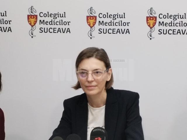 Președintele Colegiului Medicilor Suceava, dr. Laura Coca
