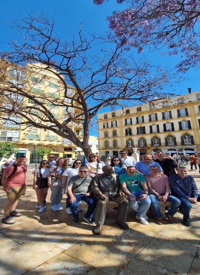Cadre didactice de la Colegiul Național „Mihai Eminescu” Suceava, la Malaga