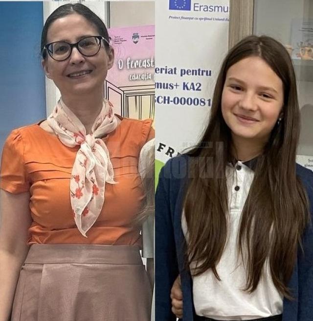 Prof. Camelia Elena Fraseniuc şi Mara Maidaniuc