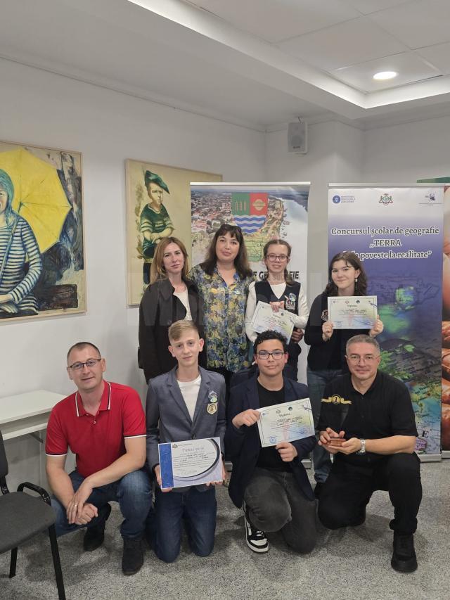 Elevi pasionați de geografie, premiați la Călărași