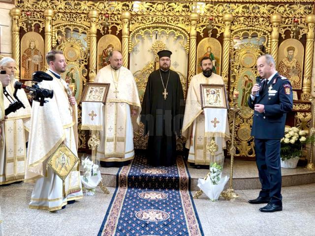 Slujbă de instalare a noului preot la Biserica Inspectoratului pentru Situații de Urgență „Bucovina” din Suceava