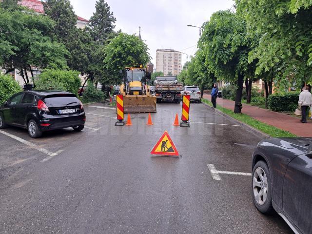 Circulație întreruptă temporar pe Aleea Trandafirilor