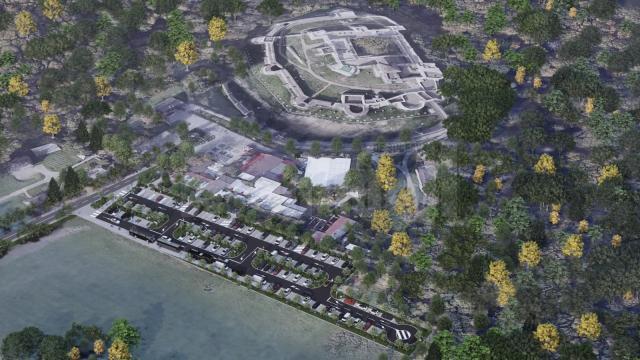 Asa va arăta noua parcare de pe platoul Cetății de Scaun a Sucevei