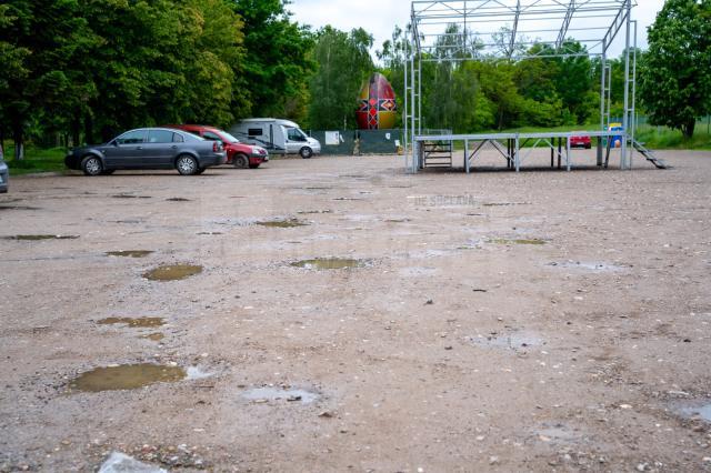 Asa va arăta noua parcare de pe platoul Cetății de Scaun a Sucevei