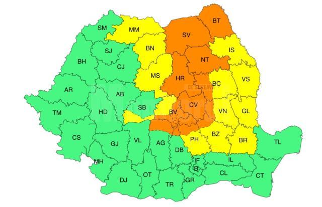 Meteorologii anunță că nu scăpăm de ploi. Codul portocaliu, valabil până în noaptea de miercuri spre joi