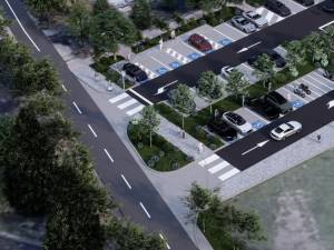 Așa va arăta noua parcare de pe platoul Cetății de Scaun a Sucevei