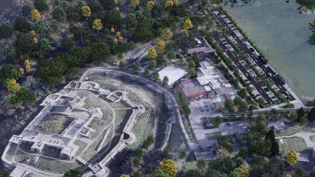 Așa va arăta noua parcare de pe platoul Cetății de Scaun a Sucevei