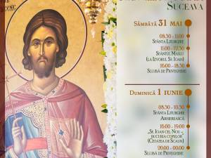 31 mai-02 iunie 2025 – Sărbătoarea Sfântului Mare Mucenic Ioan cel Nou de la Suceava