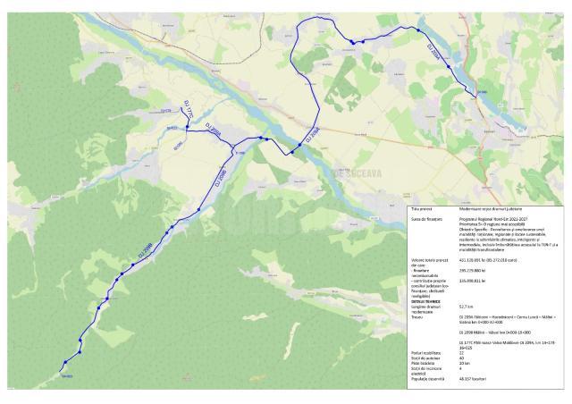 CJ Suceava a obținut o finanțare de 85 de milioane de lei pentru modernizarea a 53 kilometri de drumuri județene