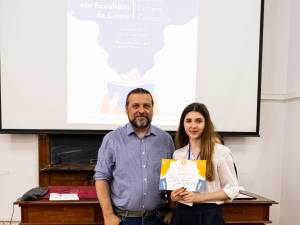 Otilia Grădinari a obținut Premiul 2, oferit de comisia științifică a colocviului