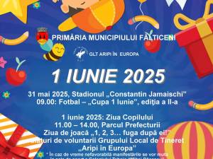 La Fălticeni se sărbătorește copilăria. Două zile pline de jocuri, sport și voie bună