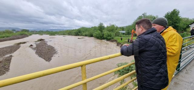 Președintele Consiliului Județean, Gheorghe Șoldan, a mers în zonele afectate de inundații de la Râșca și Bogdănești