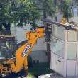 Încă patru chioșcuri abandonate din Ițcani, Obcini, Mărășești și de pe strada Universității au fost demolate de Primăria Suceava