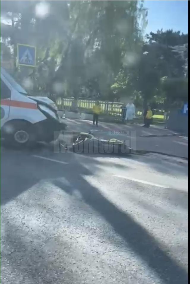 Accidentul din fața Spitalului Județean