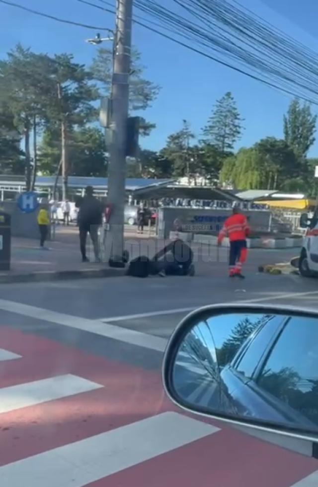 Accidentul din fața Spitalului Județean
