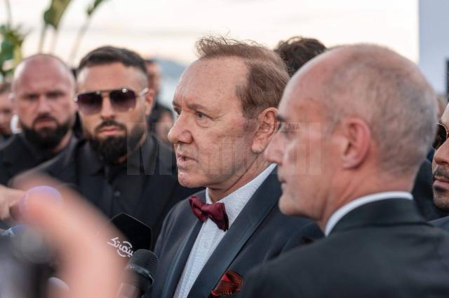 Împreună cu actorul Kevin Spacey