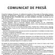Comunicat de presă